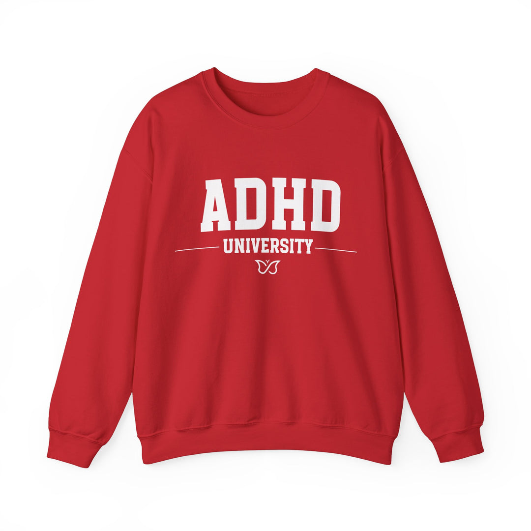 Adult ADHD University Butterfly Symbol Sweatshirt