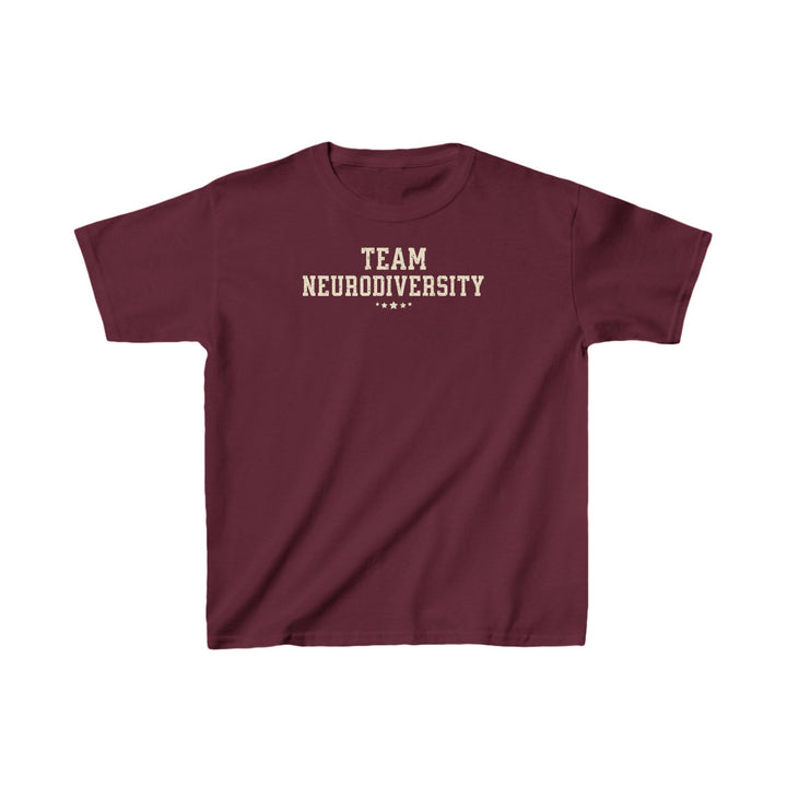 Kids Team Neurodiversity Distressed Tee