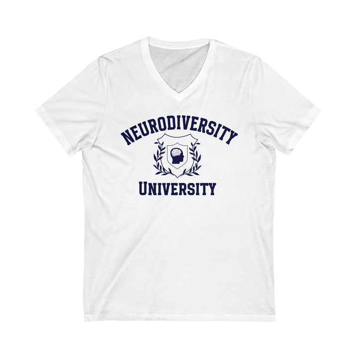 Adult Neurodiversity University Beautiful Mind V-Neck Tee