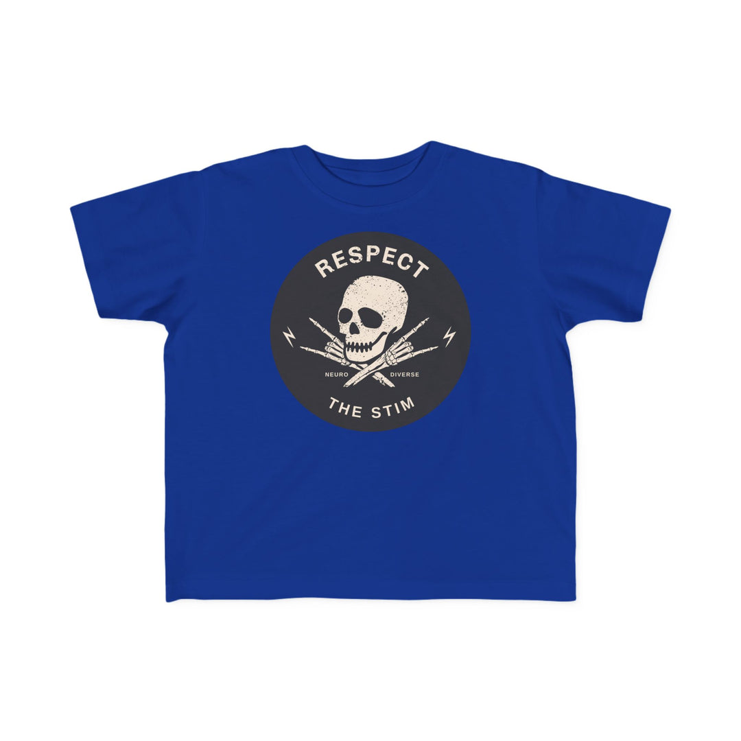 Toddler's  Respect the Stim Skull Tee