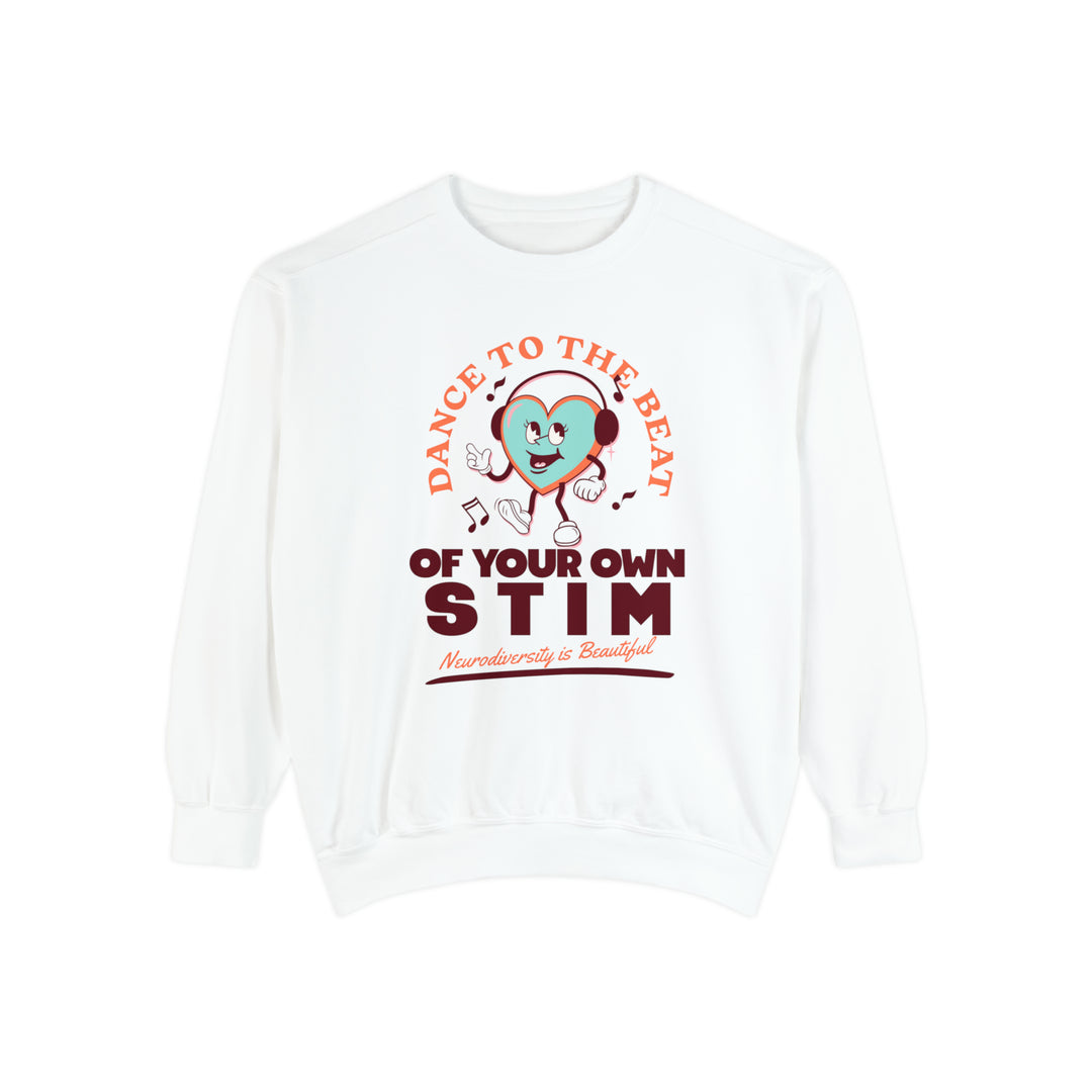 Comfort Colors Dance to the Beat of Your Own Stim Sweatshirt