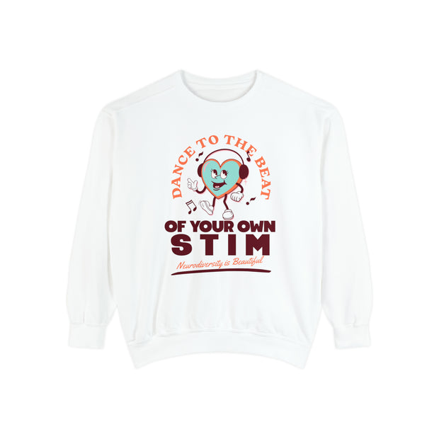 Comfort Colors Dance to the Beat of Your Own Stim Sweatshirt