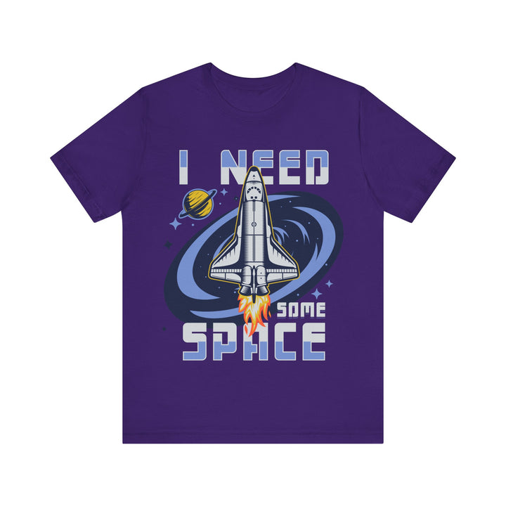 Adult I Need Some Space Rocket Tee