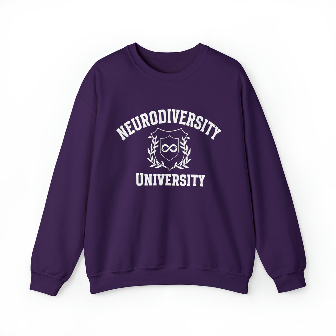 Adult Neurodiversity University Infinity Symbol Sweatshirt