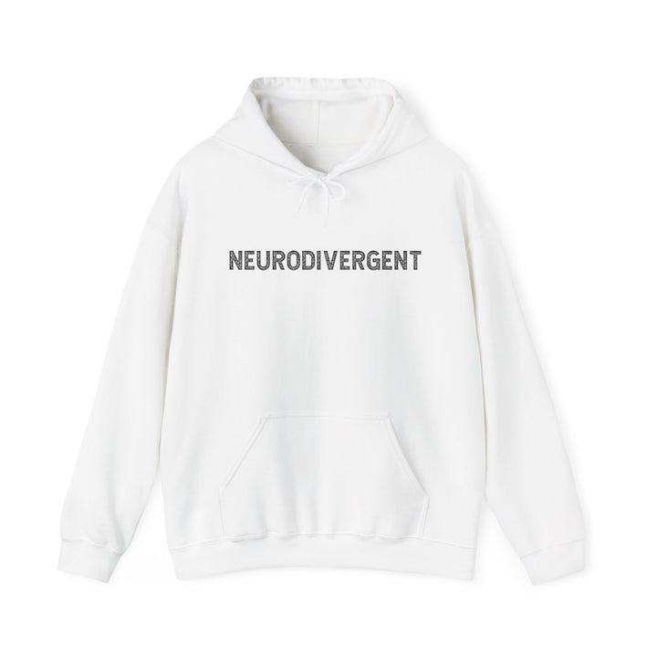 Neurodivergent Distressed Text Hoodie