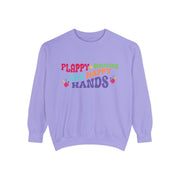 Comfort Colors Flappy Hands are Happy Hands Sweatshirt