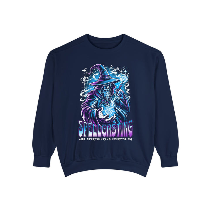 Adult Spellcasting and Overthinking Everything Comfort Colors Sweatshirt