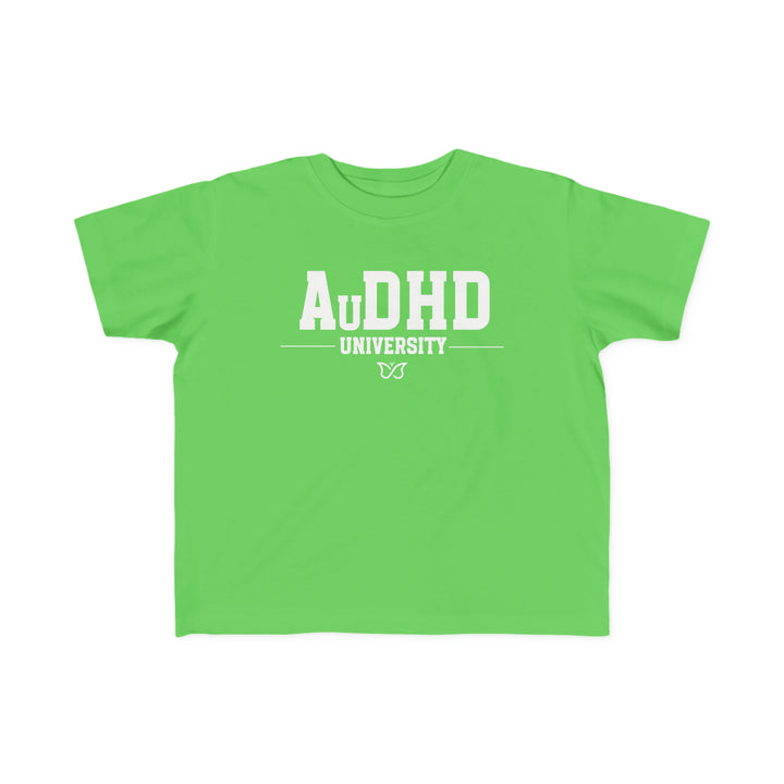 Toddler AuDHD University Butterfly Symbol Tee