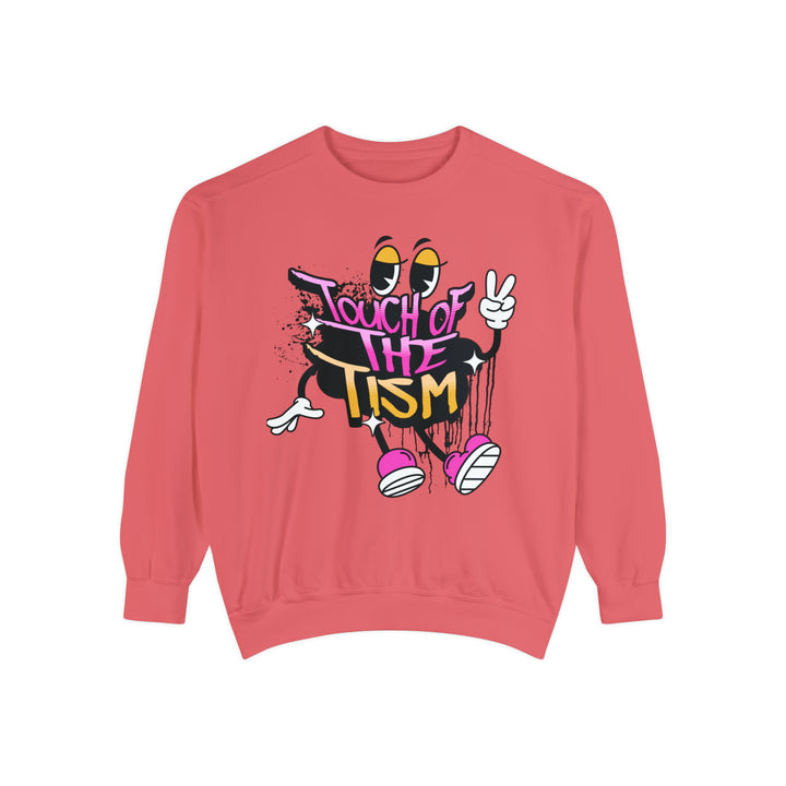 Adult Touch of the Tism Graffiti  Comfort Colors Sweatshirt