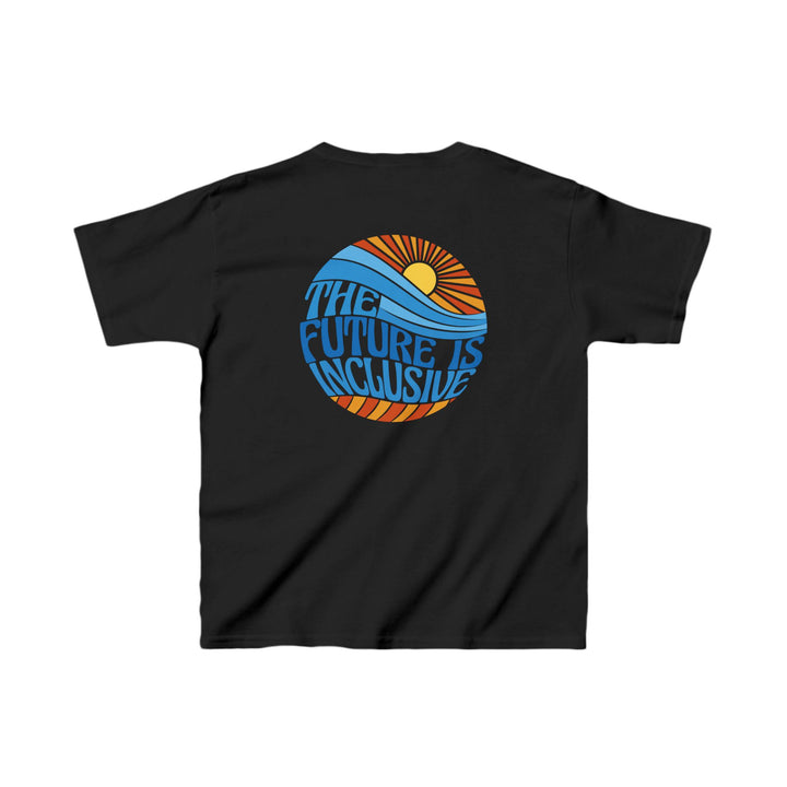 Kids The Future Is Inclusive Groovy Sun Tee