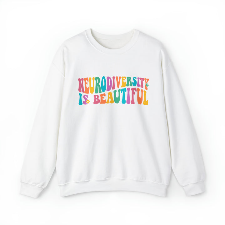 Neurodiversity is Beautiful Groovy Sweatshirt