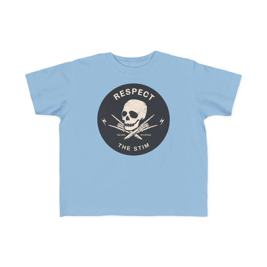 Toddler's  Respect the Stim Skull Tee