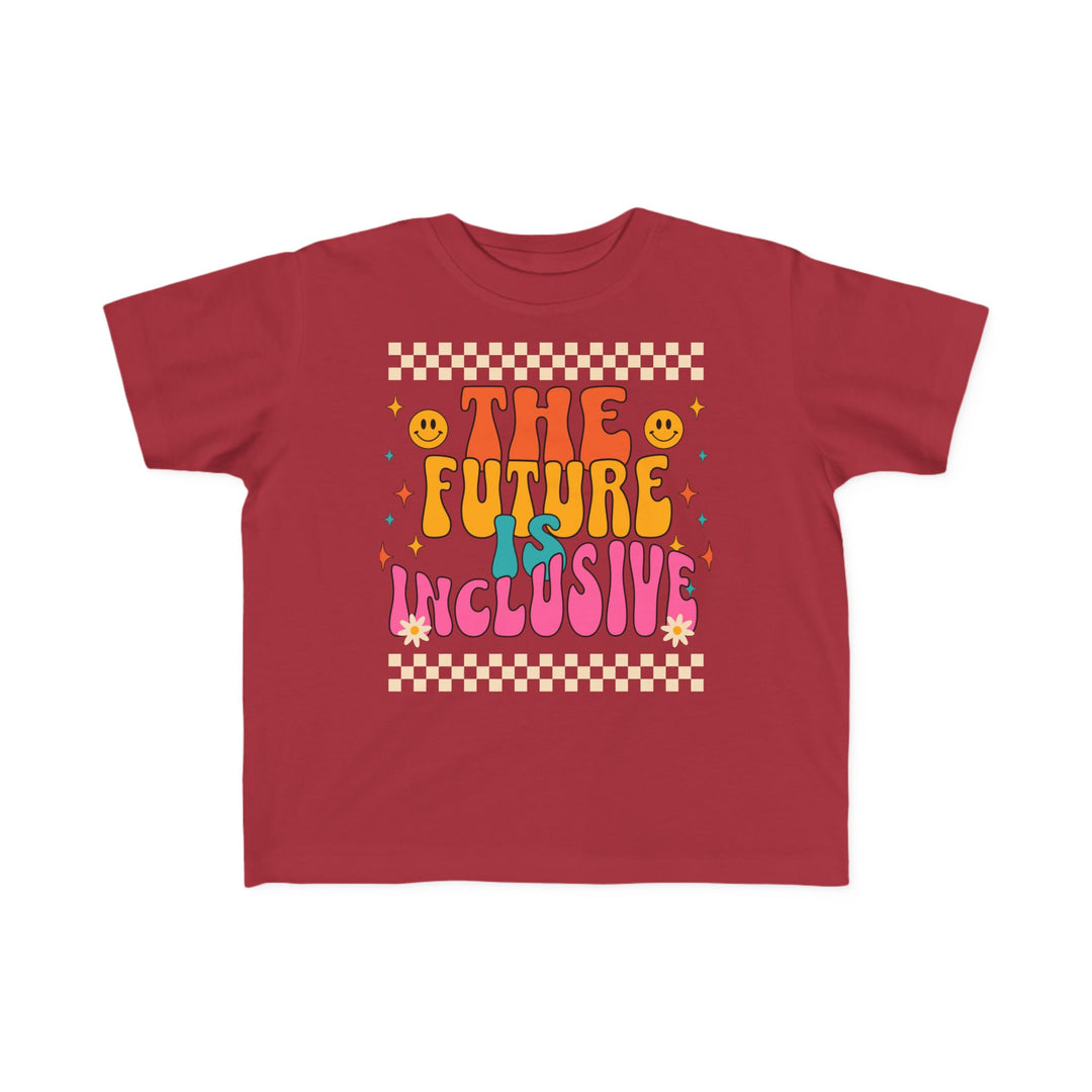 Toddler's  Groovy The Future is Inclusive Tee