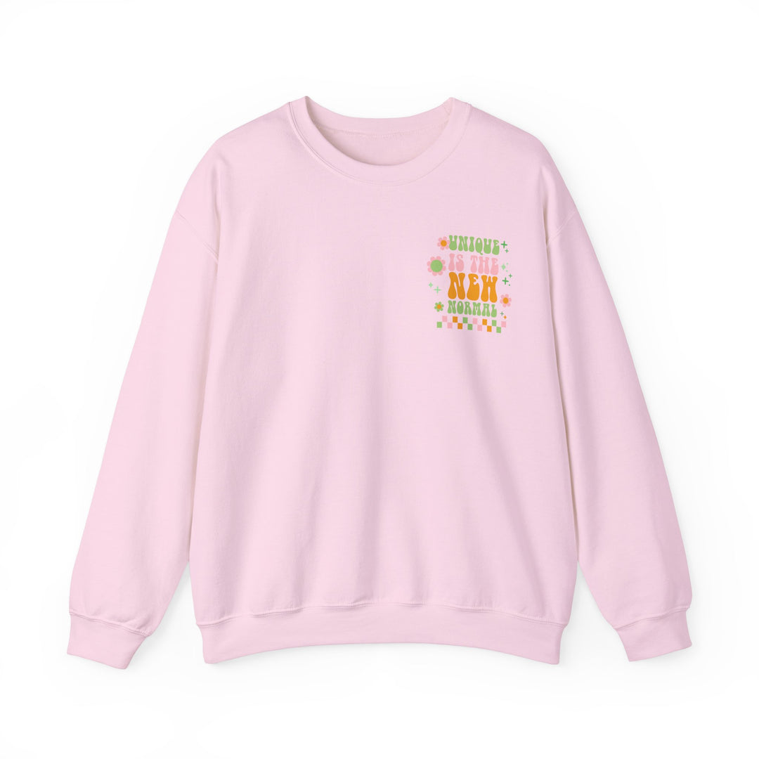 Adult Unique is the New Normal Front and Back Sweatshirt