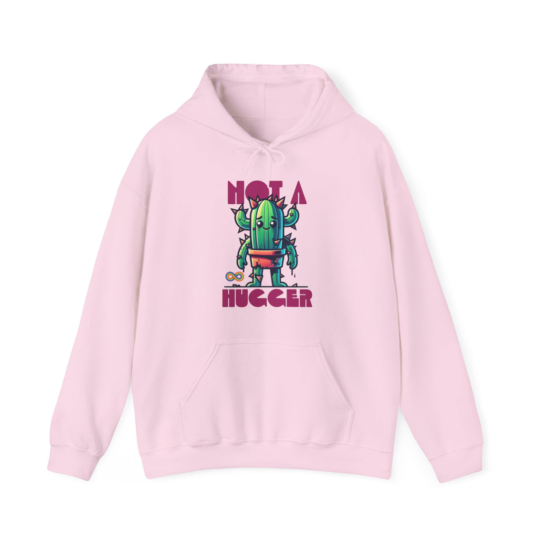 Adult Not a Hugger Cactus Hoodie