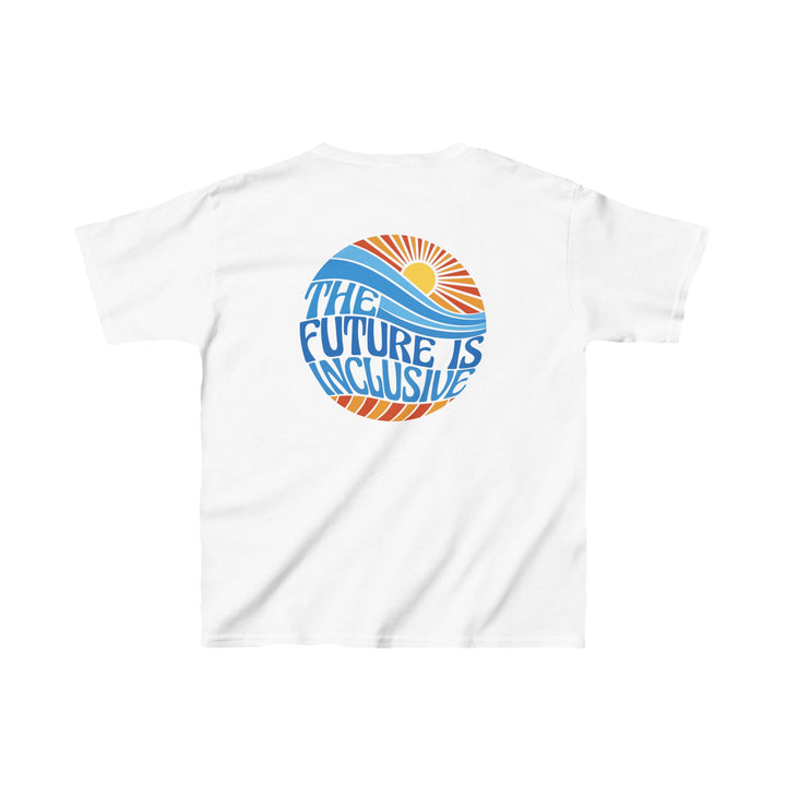 Kids The Future Is Inclusive Groovy Sun Tee