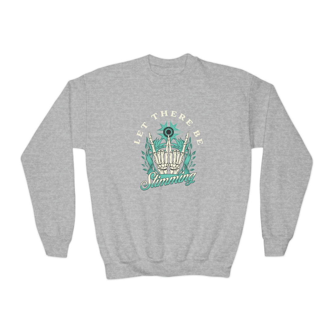 Kids Let There Be Stimming Rock On Hands Sweatshirt (Youth Sizing)