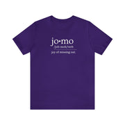 JOMO Tee White Text