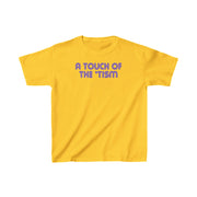 Kids Touch of the Tism Line Letters Tee