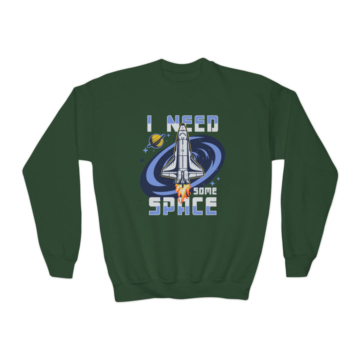 Kids I Need Some Space Rocket Sweatshirt