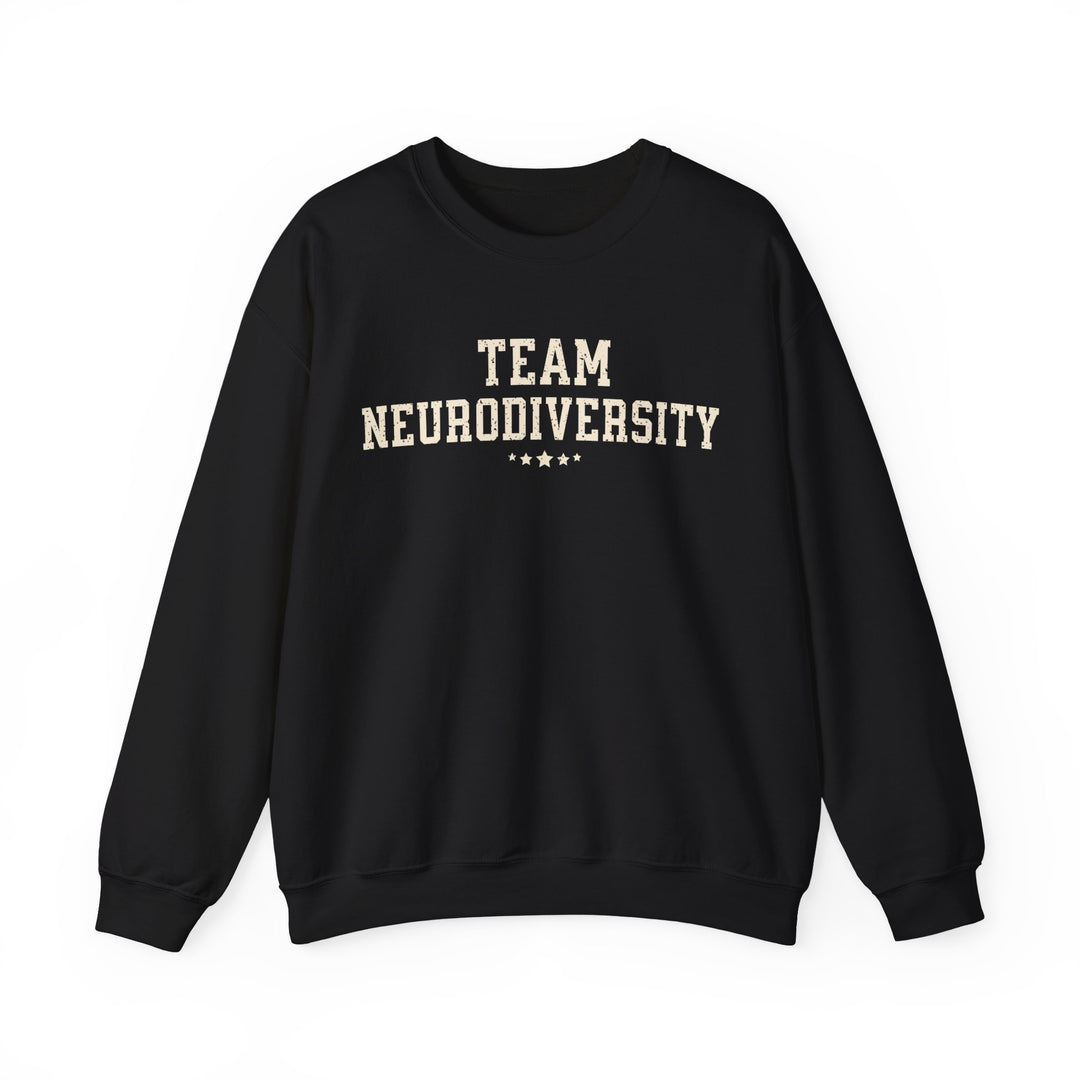 Adult Team Neurodiversity Distressed Sweatshirt