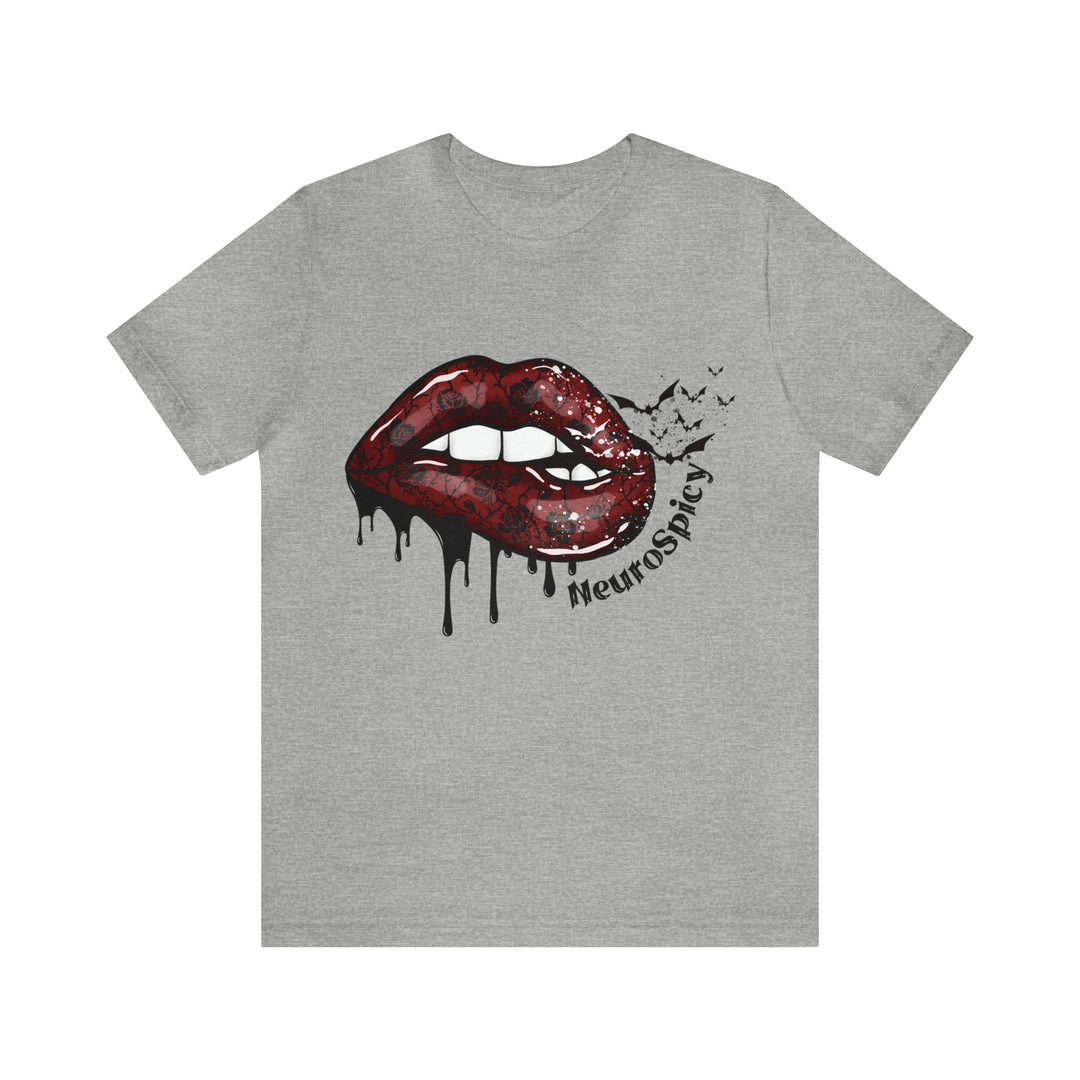 Lips and Bats Neurospicy Tee