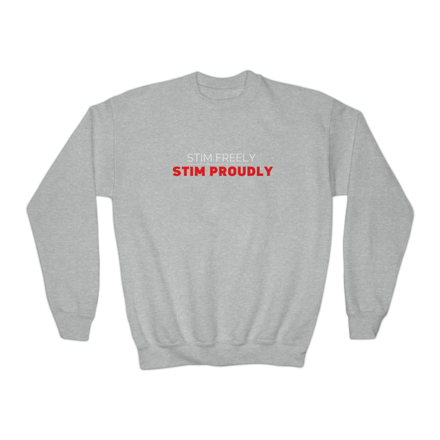 Kids Stim Freely Stim Proudly Sweatshirt