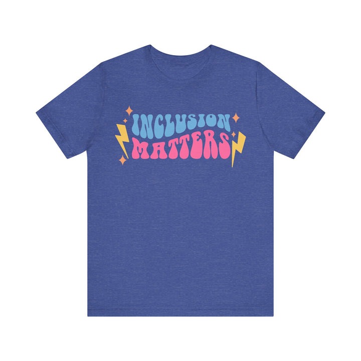 Adult Inclusion Matters Lightning Tee