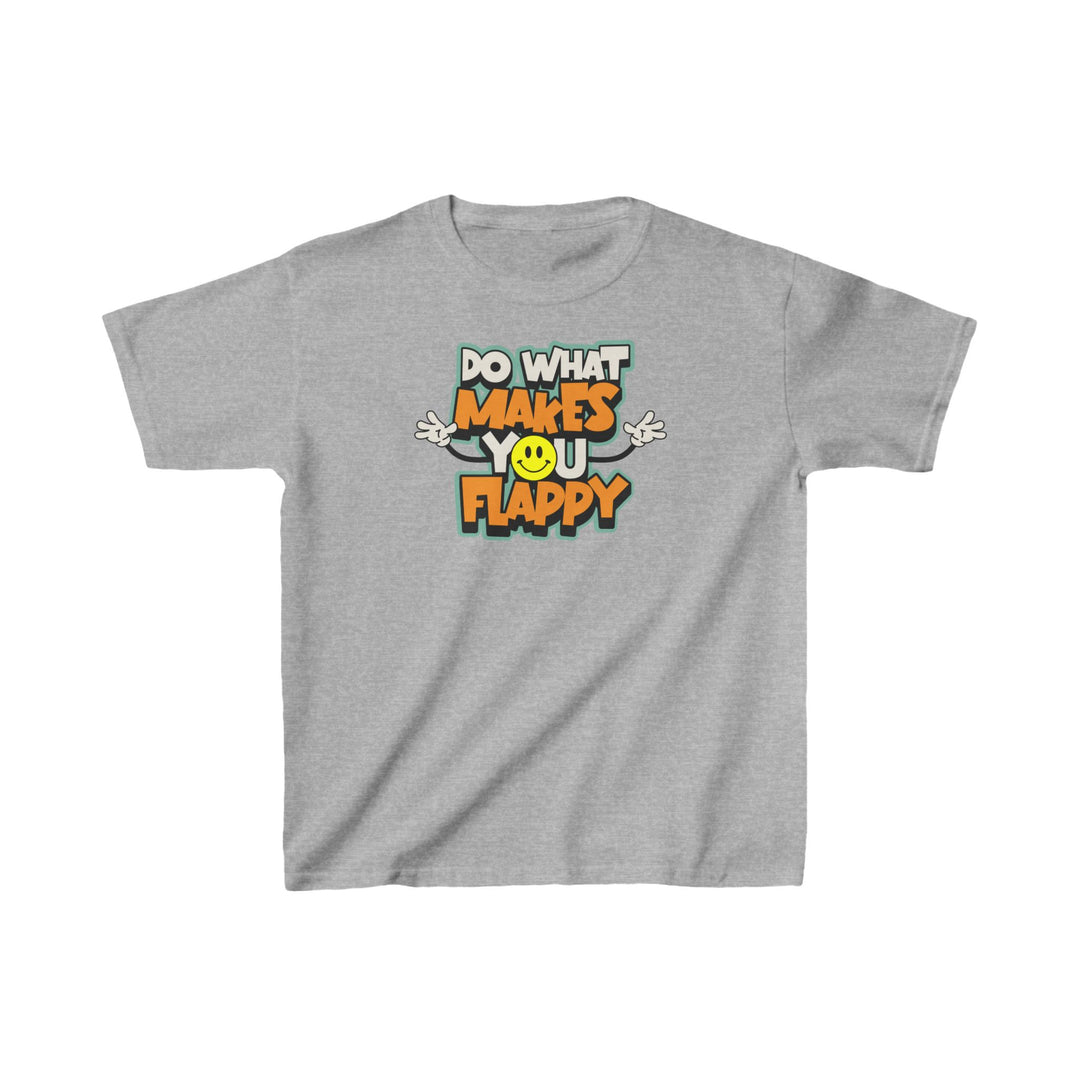 Kids Do What Makes You Flappy Smiley Arms Tee