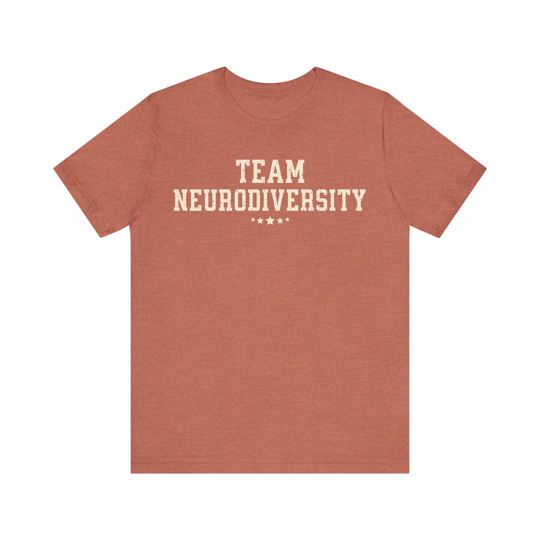 Adult Team Neurodiversity Distressed Tee