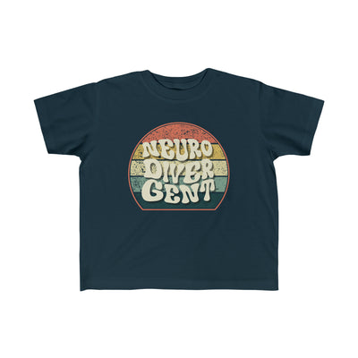 Toddler's Groovy Retro Neurodivergent Tee