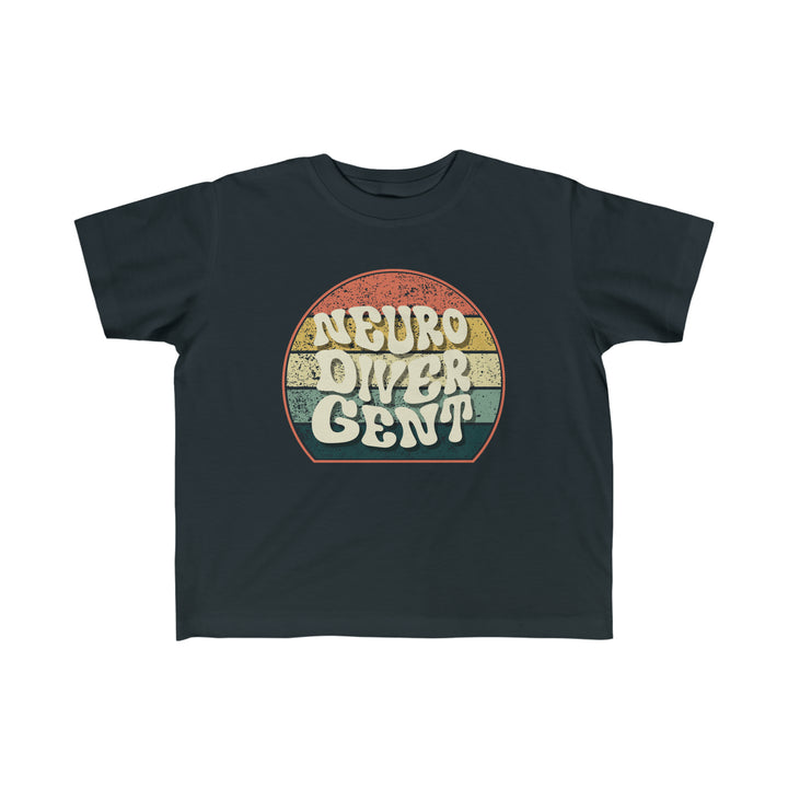 Toddler's Groovy Retro Neurodivergent Tee