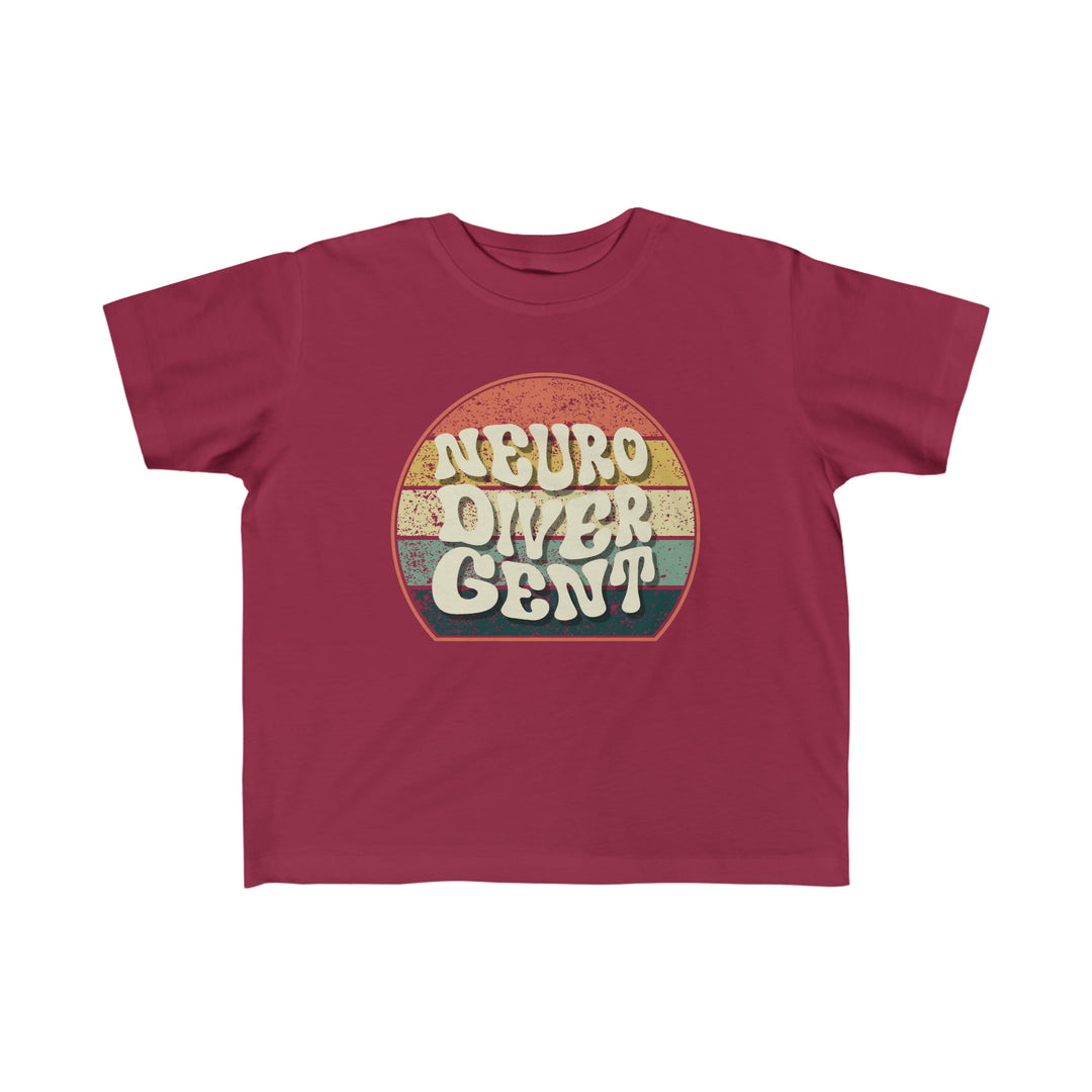 Toddler's Groovy Retro Neurodivergent Tee