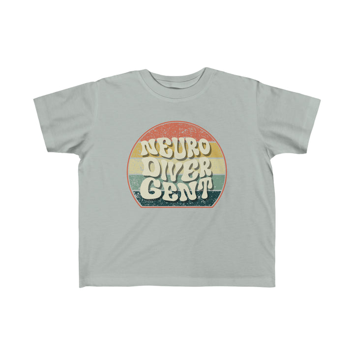 Toddler's Groovy Retro Neurodivergent Tee