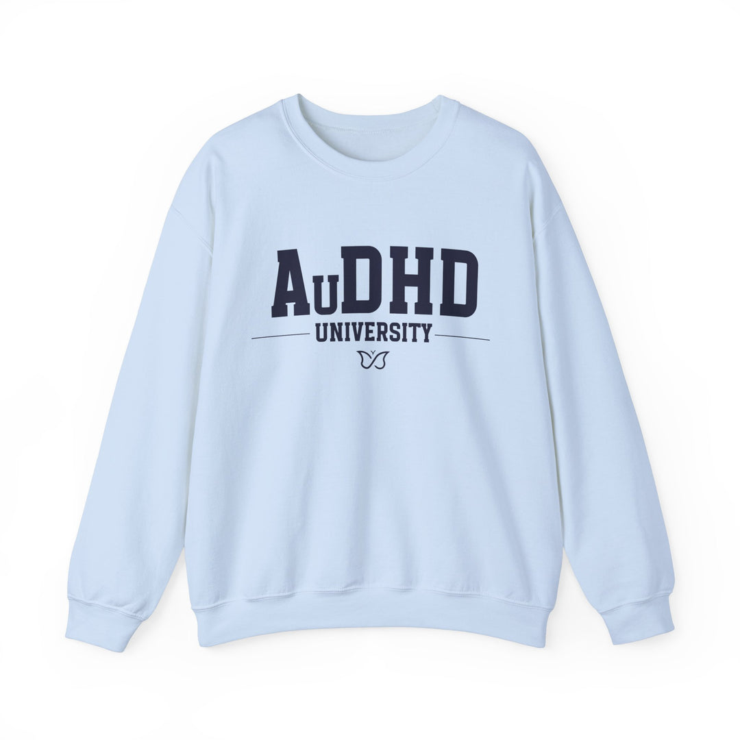 Adult AuDHD University Butterfly Symbol Sweatshirt