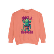 Adult Not a Hugger Cactus Comfort Colors Sweatshirt