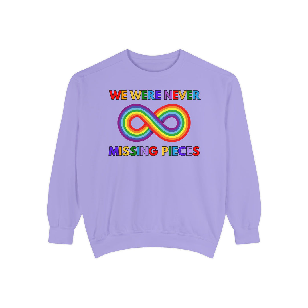 Adult Comfort Colors Infinity Never Missing Pieces Sweatshirt