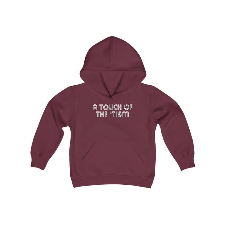 Kids Touch of the Tism Line Letters Hoodie Sweatshirt