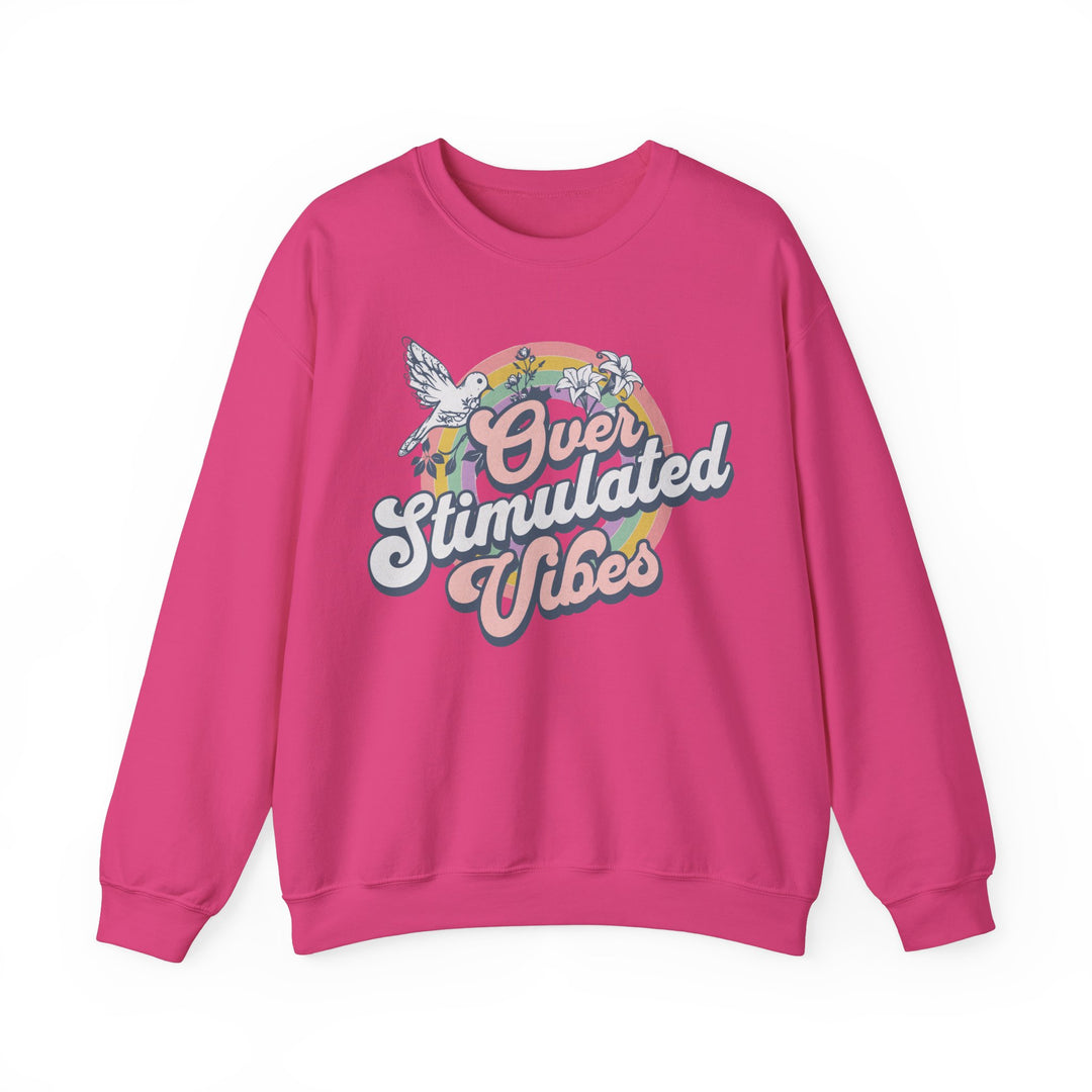 Adult Over Stimulated Vibes Sweatshirt