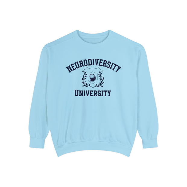 Comfort Colors Neurodiversity University Beautiful Mind  Sweatshirt