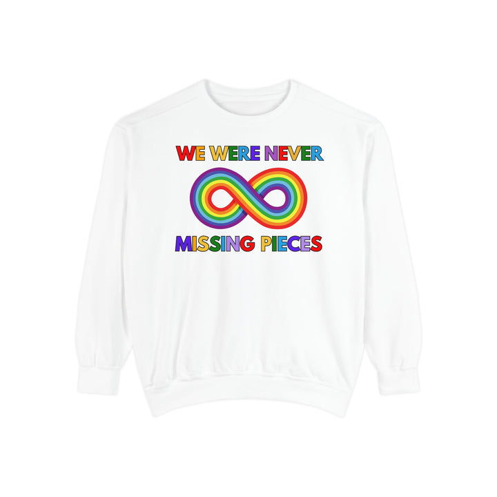 Adult Comfort Colors Infinity Never Missing Pieces Sweatshirt