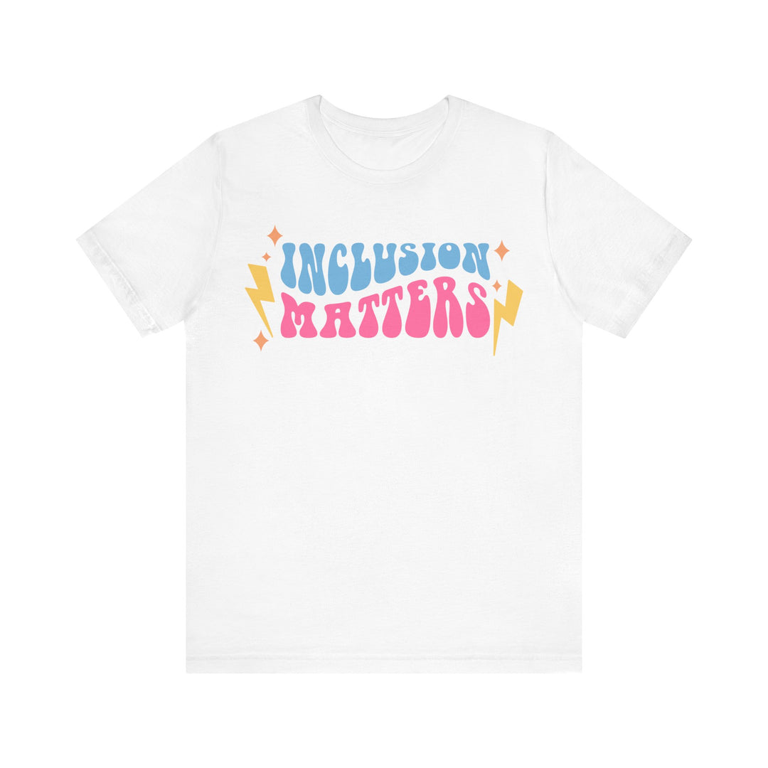 Adult Inclusion Matters Lightning Tee