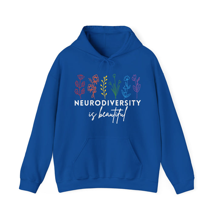 Adult Neurodiversity Is Beautiful Flowers Hoodie