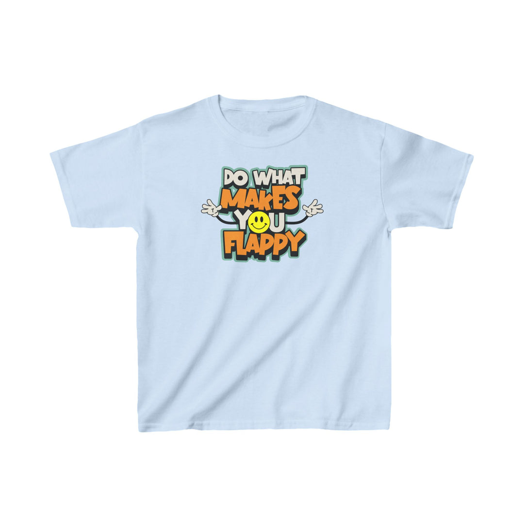 Kids Do What Makes You Flappy Smiley Arms Tee