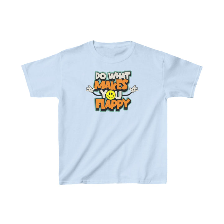 Kids Do What Makes You Flappy Smiley Arms Tee