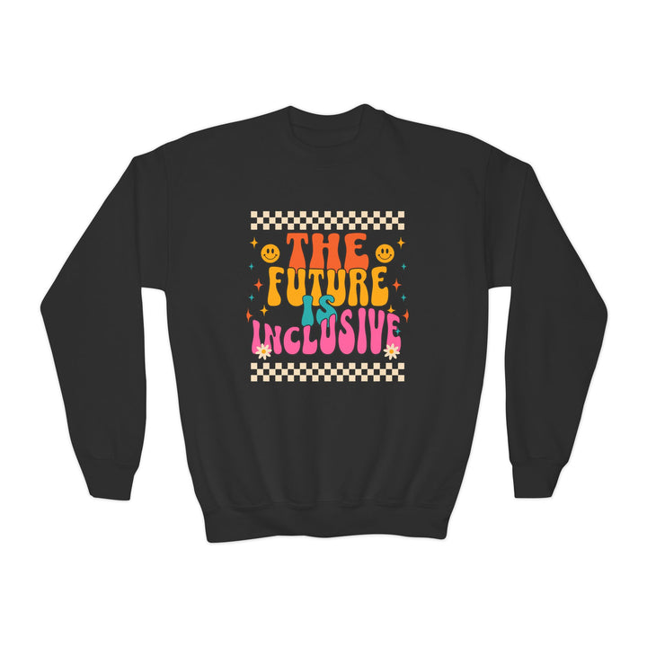 Kids Groovy The Future is Inclusive Sweatshirt