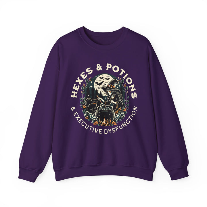 Adult Hexes & Potions & Executive Dysfunction  Sweatshirt