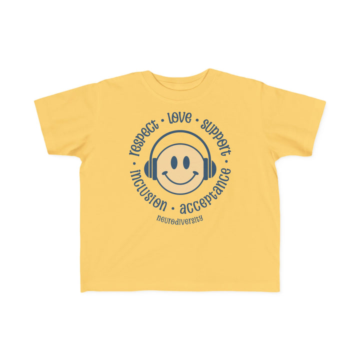 Toddler's  Respect Love Support Inclusion Acceptance Tee