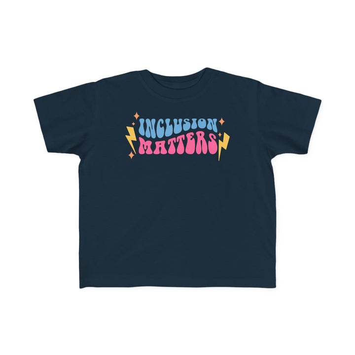 Toddler's  Inclusion Matters Lightning Tee