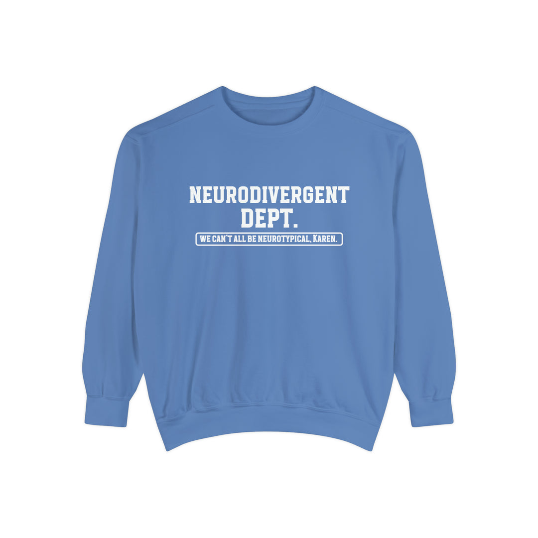 Comfort Colors Neurodivergent Dept. Sweatshirt